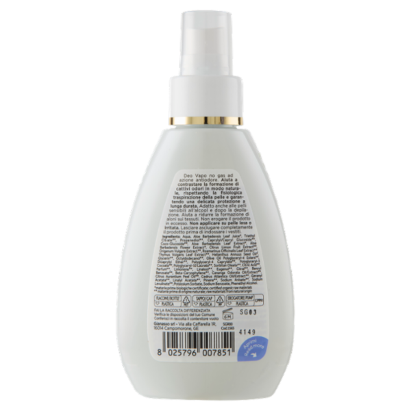 I Provenzali Bio Deo Vapo Biologico Aloe 75 ml