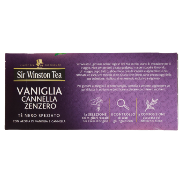 Sir Winston Tea Vaniglia Cannella Zenzero 20 x 2 g