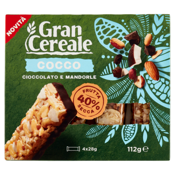 Grancereale Barrette frutta secca cocco 112g