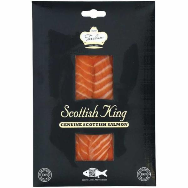 Salmone Scozzese Affumicato a Freddo Fetta Lunga 100g