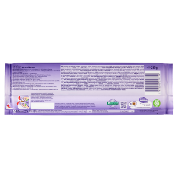 Milka Mmmax, maxi tavoletta di cioccolato al latte 100% alpino - 250g