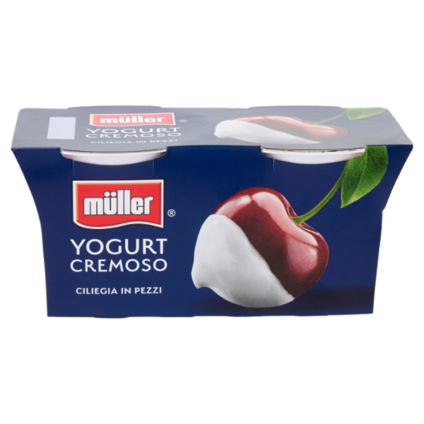müller Yogurt Cremoso Ciliegia in Pezzi 2 x 125 g