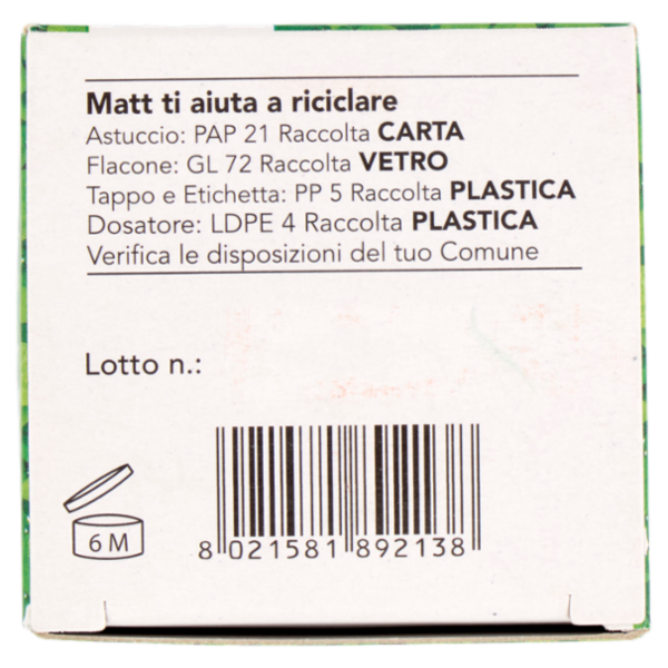 Matt olio Ricino Rinforzante Capelli - Ciglia - Unghie 100 ml