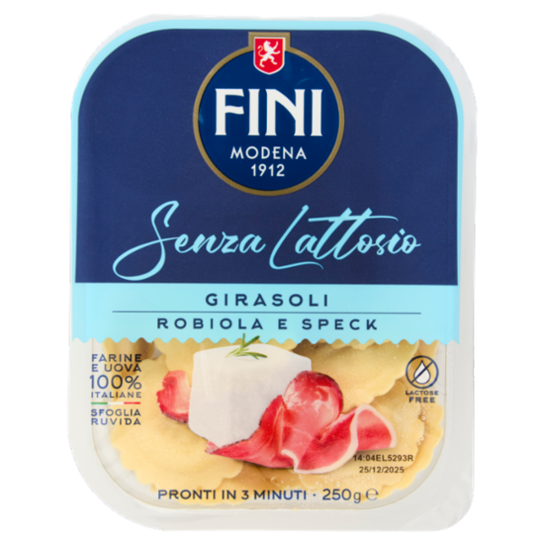 Fini Senza Lattosio Girasoli Robiola e Speck 250 g