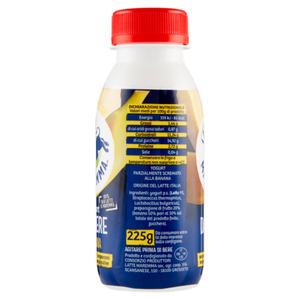 Latte Maremma yogurt da Bere Banana 225 g