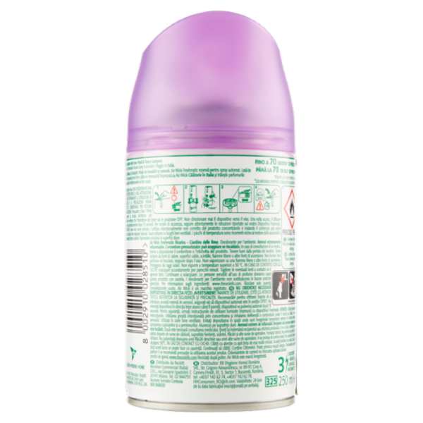 Air Wick Freshmatic Collection 1 - Giardino delle Rose Spray Automatico per Ambienti Ricarica 250 ml