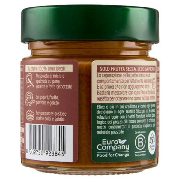 Euro Company 100% Crema di Nocciole Bio 175 g