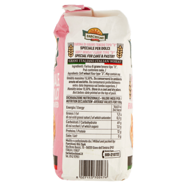 Farchioni Speciale per Dolci Farina di Grano Tenero 1 kg