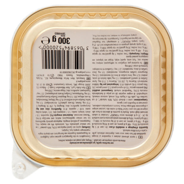 Pedigree Cibo Umido Cane Patè con Tacchino e Pollo 300 g