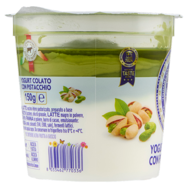 Caseificio Val d'Aveto Yogurt Colato con Pistacchio 150 g