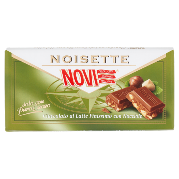 Novi Noisette Cioccolato al Latte Finissimo con Nocciole 100 g