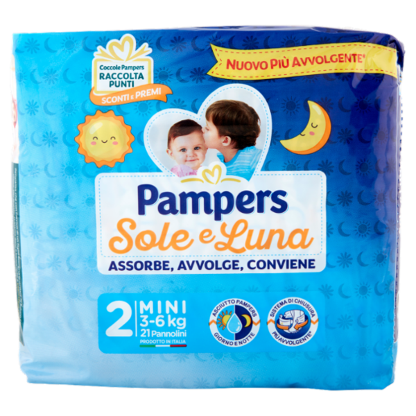 Pampers Sole e Luna 2 Mini 21 pz