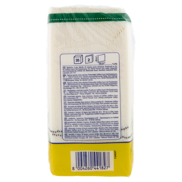 Nicky Limone Tovaglioli Decorati 2 Veli 35 pz