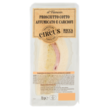 Circus El Tramesin Prosciutto Cotto Affumicato e Carciofi 70 g
