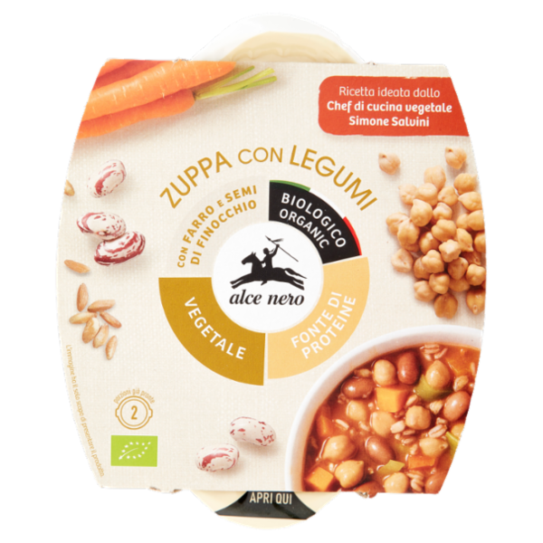 alce nero Zuppa con Legumi 580 g