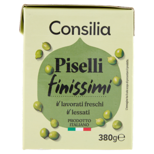 Consilia Piselli Finissimi Lessati 380 g
