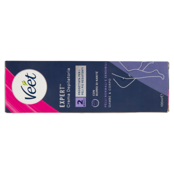 Veet Crema Depilatoria Gambe e Corpo Expert Pelli Normali e Sensibili 100 ml