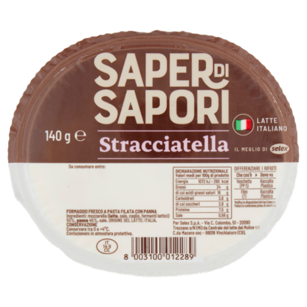 Selex Saper di Sapori Stracciatella 140 g