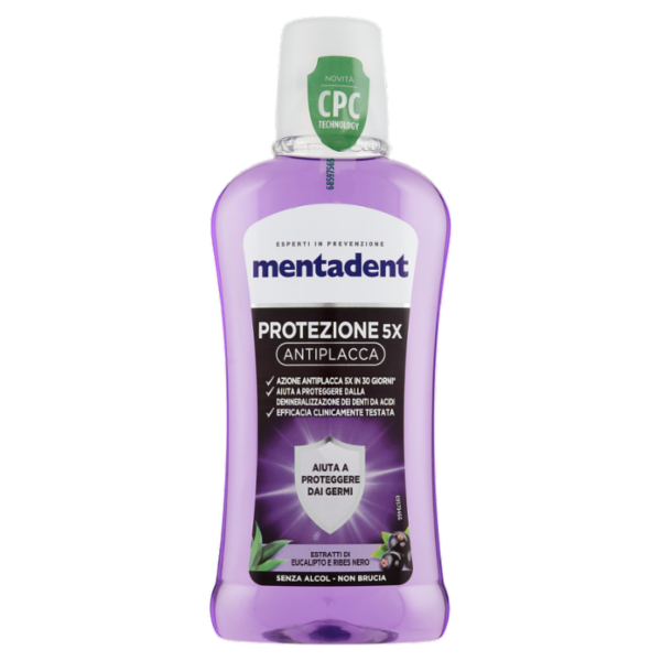Mentadent Protezione 5X Antiplacca 400 ml