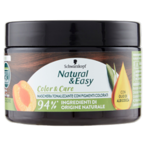 Schwarzkopf Natural&Easy Color & Care Maschera Tonalizzante Con Pigmenti Castano Dorato 150 Ml