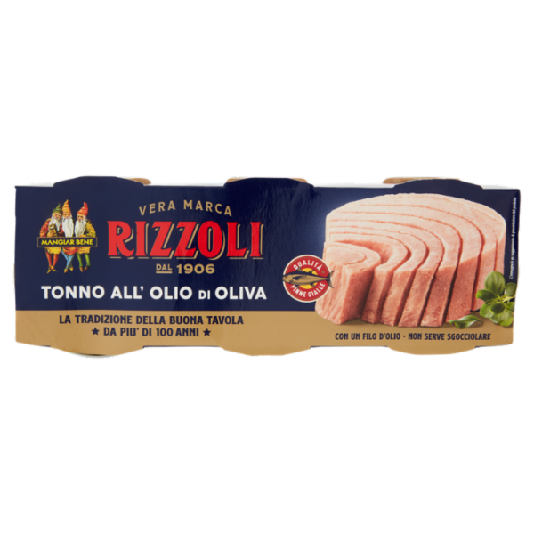 Rizzoli Tonno all'Olio di Oliva 3 x 65 g