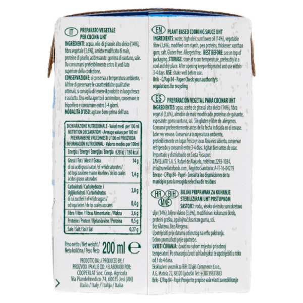 Hoplà Idee Veg Cucina 200 ml