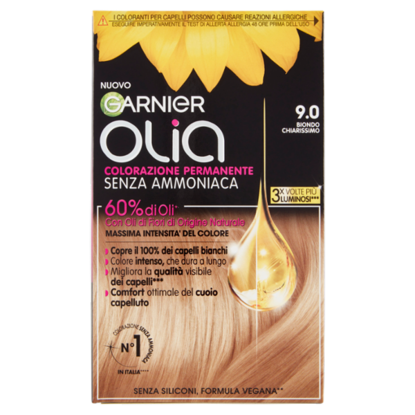Garnier Olia Tinta Capelli, Senza Ammoniaca, Light blonde 90