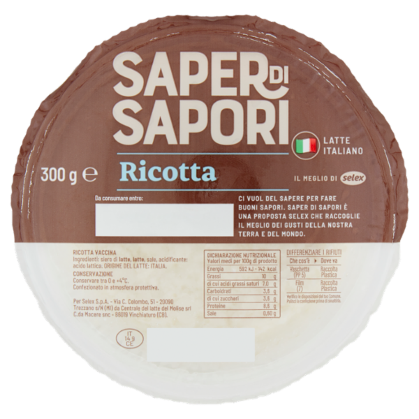Selex Saper di Sapori Ricotta 300 g