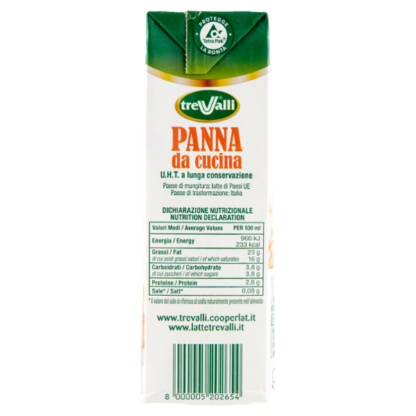 treValli Panna da cucina 500 ml