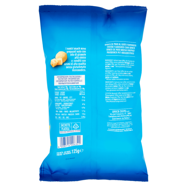 Amica Chips Pallina di mais gusto Formaggio 125 g