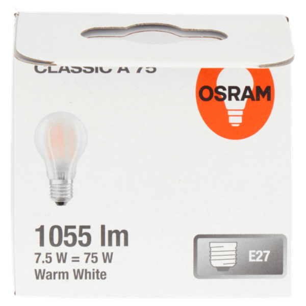 Osram Led Star Classic A 75 Warm White 7.5 W E27