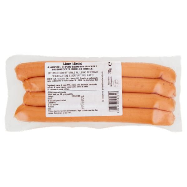 Assaggi e paesaggi Würstel Artigianali Altoatesini 200 g