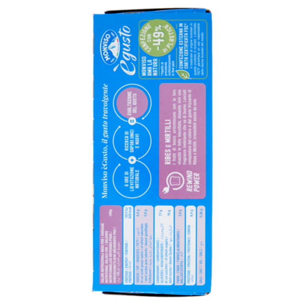 Monviso ègusto Ribes e Mirtilli 300 g