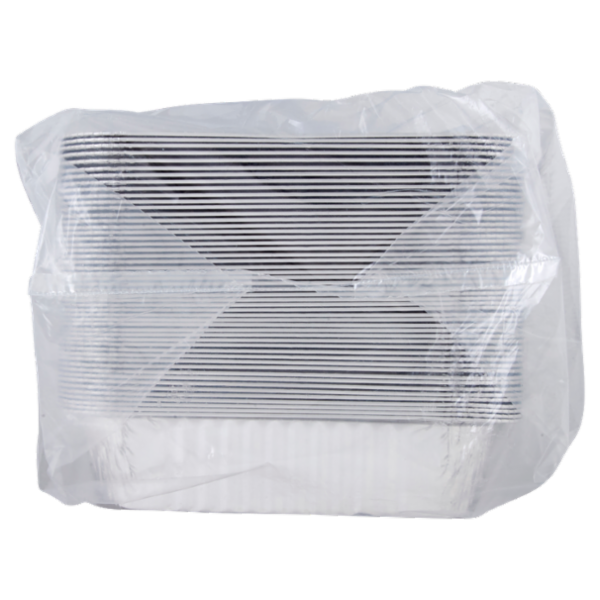 Vanto Contenitore in Alluminio 31x21x4,5 cm 50 pezzi