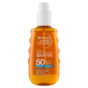 Garnier Ambre Solaire Advanced Sensitive SPF 50 Acqua Solare Idratante 150 Ml