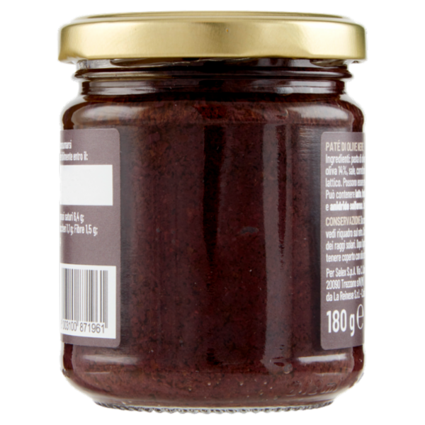 Selex Saper di Sapori Paté di Olive Nere 180 g