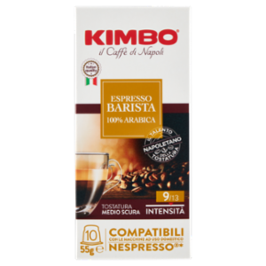 Kimbo Espresso Barista Capsule Compatibili Con Le Macchine Nespresso* 10 x 5,5 g