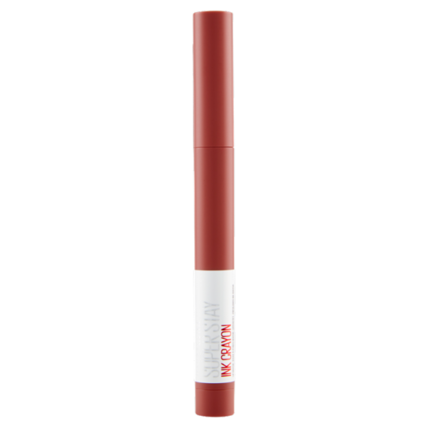 Maybelline New York Rossetto Matita SuperStay Ink Crayon Matte a Lunga Tenuta, 100 Reach High