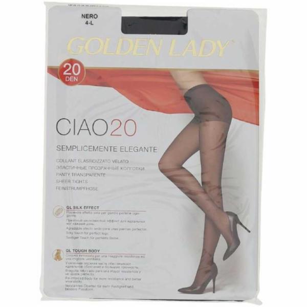 COLLANT CIAO 20 DEN DONNA TG4 COLORE NERO GOLDENLADY 36OFS