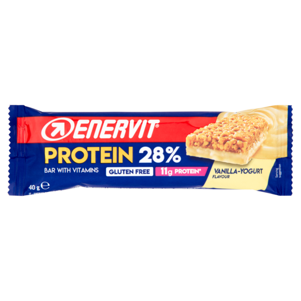 Enervit Protein 28% Bar with Vitamins Vanilla-Yogurt Flavour 40 g