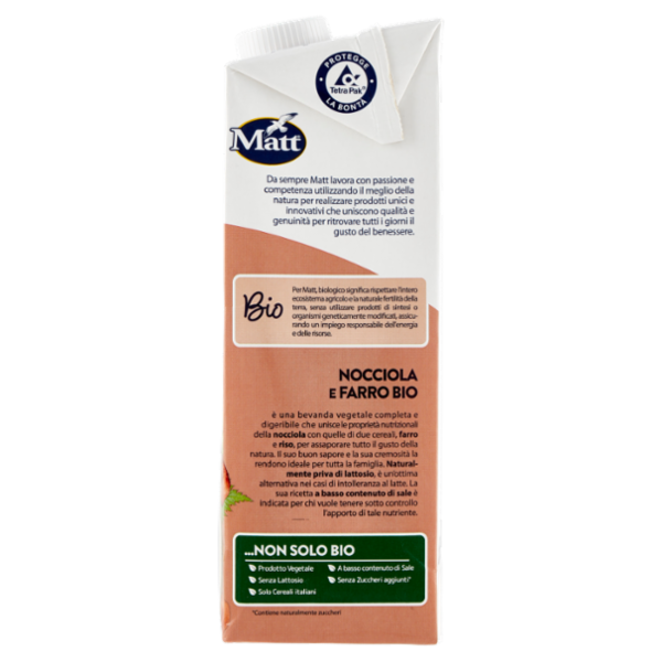 Matt Nocciola e Farro Bio 1 L