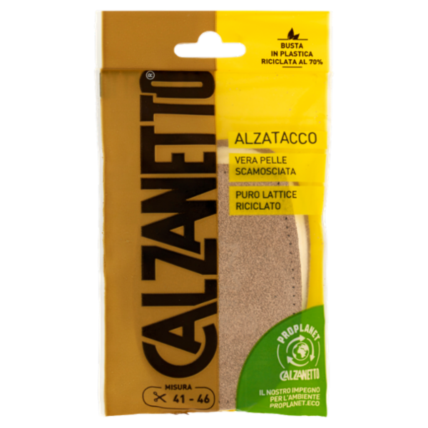 Calzanetto Alzatacco Vera Pelle Scamosciata Misura 41-46