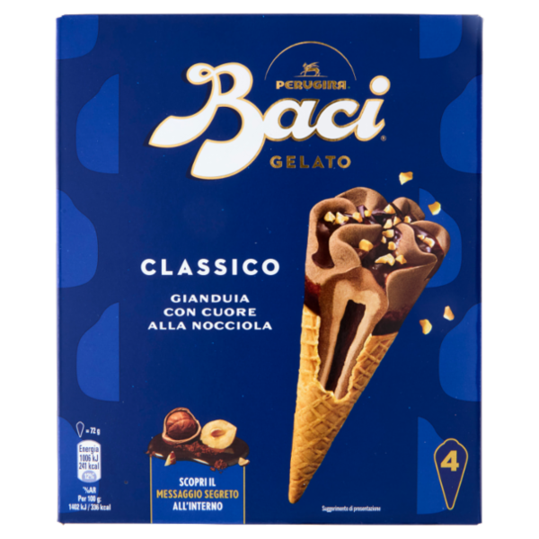 BACI PERUGINA Cono Classico 4x72g