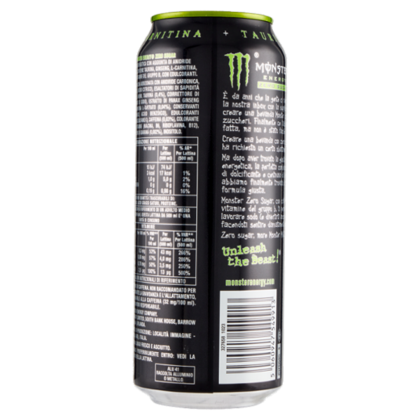 Monster Energy Zero Sugar Can 500 ml