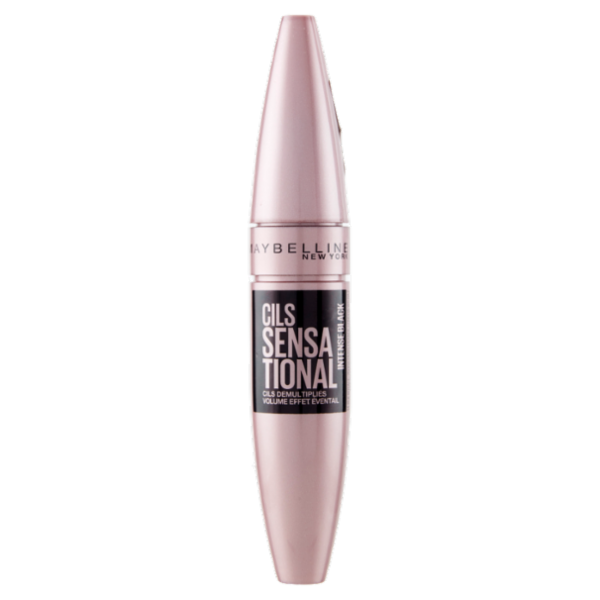 Maybelline New York Mascara Ciglia Sensazionali, Volumizzante, Intense Black, 9.5 ml