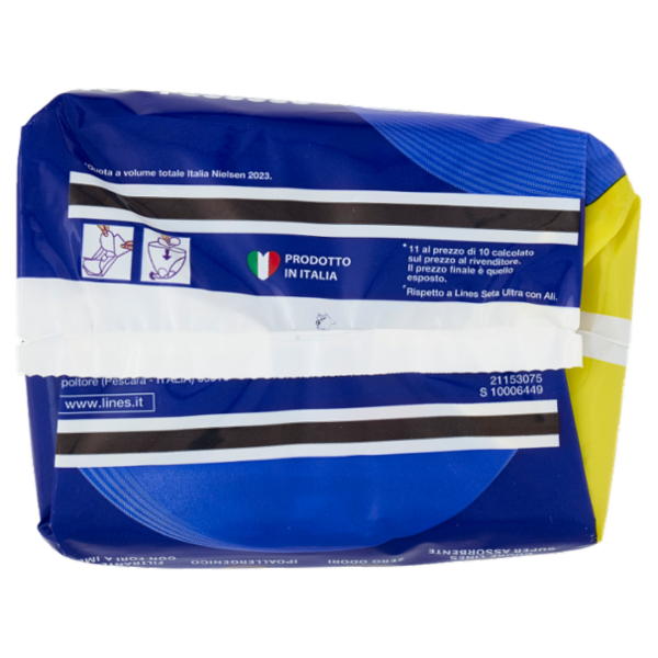 Lines Seta ultra notte con ali 10 + 1 pz