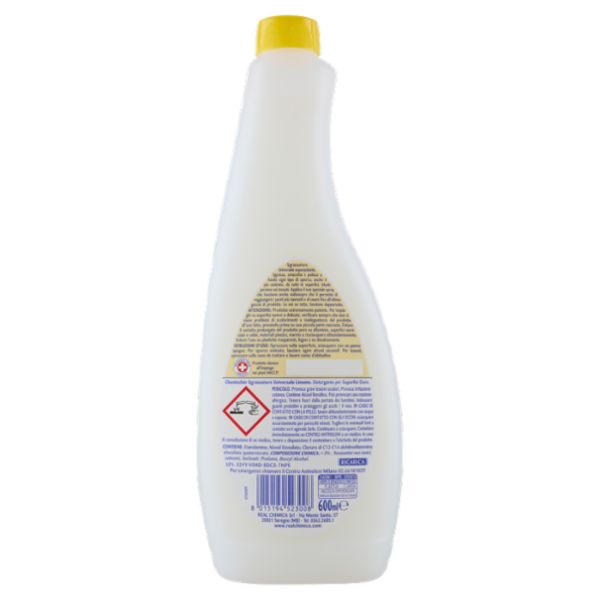 Chanteclair Sgrassatore Universale Profumo di Limone Ricarica 600 ml