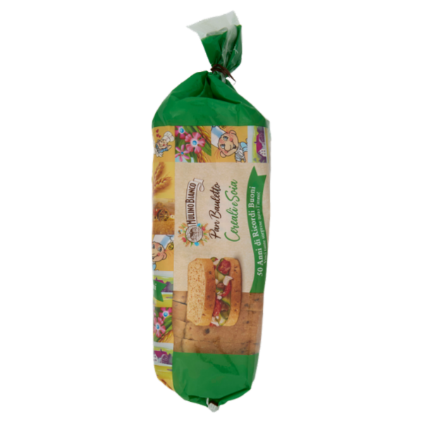 Mulino Bianco Pan Bauletto Cereali e Soia Pane Ideale per Panini 400g