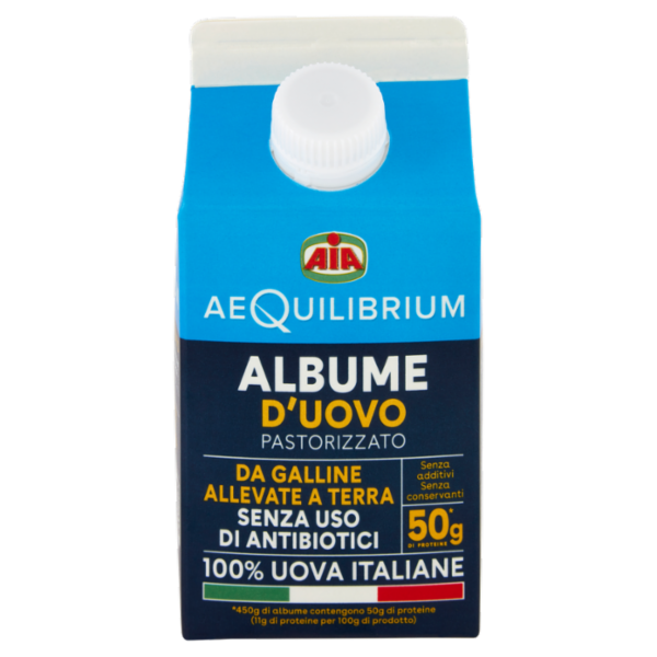 Aia aeQuilibrium Albume d'Uovo Pastorizzato 450 g