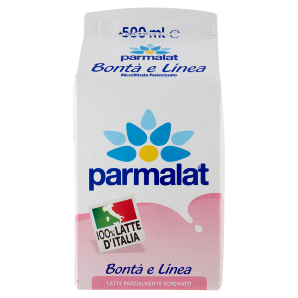 parmalat Bontà e Linea Latte Parzialmente Scremato 500 ml